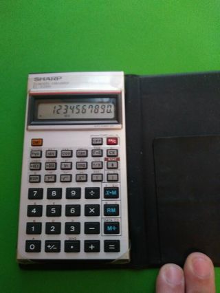Vintage Sharp Scientific Calculator - Model El - 506h With Case
