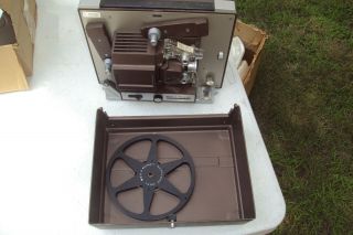 VINTAGE BELL & HOWELL PROJECTOR 356A AUTOLOAD 8MM FILM PROJECTOR With Bulb 2
