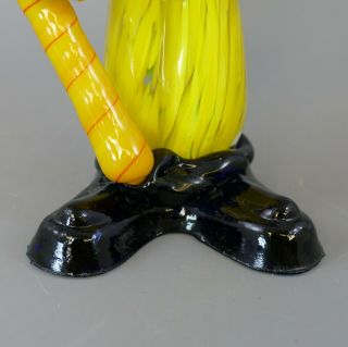 Vintage Murano Glass Clown with Walking Stick 23cm tall (24) 8