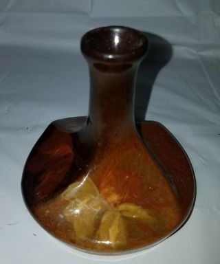 Vintage Signed J.  G.  Owens Utopian Glazed Small Vase/mini Vase
