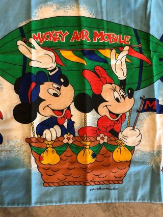 Pacific Vintage Disney Mickey Mouse Twin Sheet Set Goofy Minnie Donald Duck 3