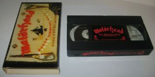 Vintage 1990 Motorhead Vhs Tape The Birthday Party Lemmy