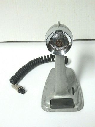 Vintage Turner 254 Hi - Z Crystal Microphone Push To Talk W/lock & Lift Switch