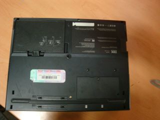 Vintage IBM ThinkPad 380XD Laptop TYPE 2635 96 MB RAM w/ Charger Needs HDD 7