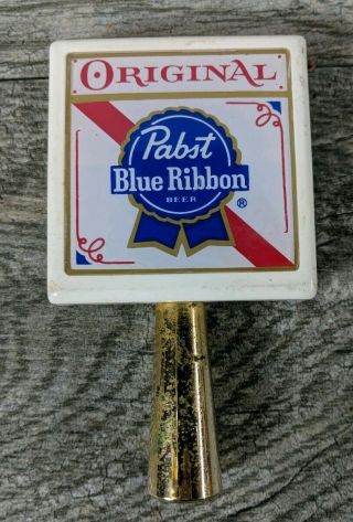Vintage Pabst Blue Ribbon Beer Tap Handle