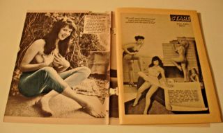 STARE Oct.  1967 Vol.  12 77 Vtg Pin - Up Digest B&W BETTY PAGE DIANE WEBBER WENZEL 5