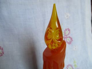 Vintage Hallmark Haunted Halloween Candle w/ Face Battery Operated Lights Up 2