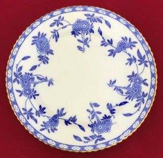Vintage Brugge Blue And White Bread And Butter Plate Adderley 