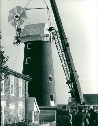 Windmills,  Wicklewood Mill - Vintage Photograph