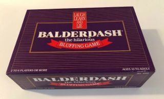 Vintage " Balderdash " Game By The Gangs Gang - 1984 Edition - 100 Complete