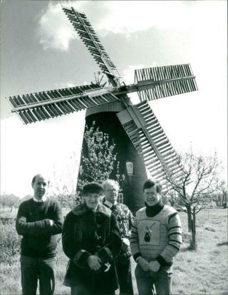 Windmills,  Thelnetham Mill - Vintage Photo