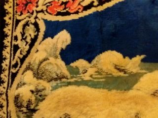 Vintage Area Rug,  Tapestry,  Wall Hanging With Polar Bears,  Icebergs - Italy 8