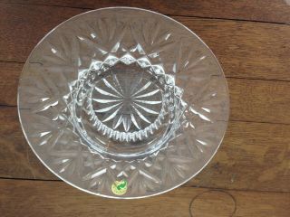 Vintage Waterford Crystal " Bethany " Pillar Candle Holder Wh - 3