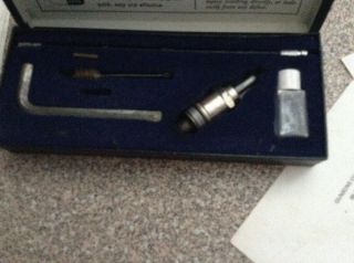 Vintage Gunsons COLORTUNE Spark Plug Tuner,  Complete Boxed,  plus Sticker Retro 4