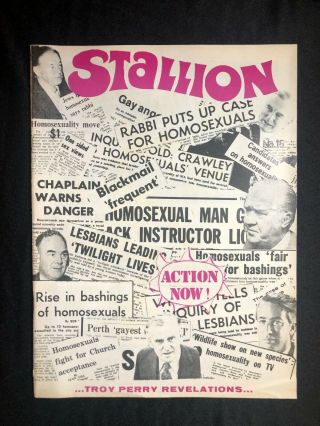 Stallion vintage gay publication,  no.  14,  circa 1974 2