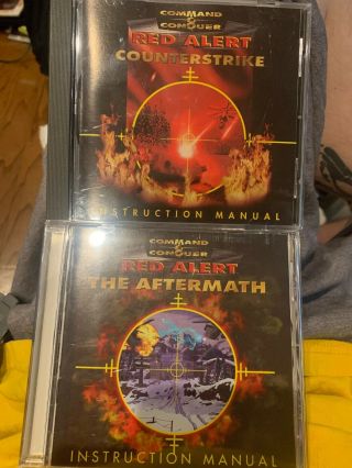Command & Conquer: Red Alert Aftermath,  Counterstrike (2 Games) Pc Vintage