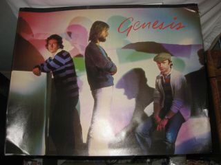 Vintage 1981 Genesis Abacab Promo Poster 17 " X 22 " Phil Collins