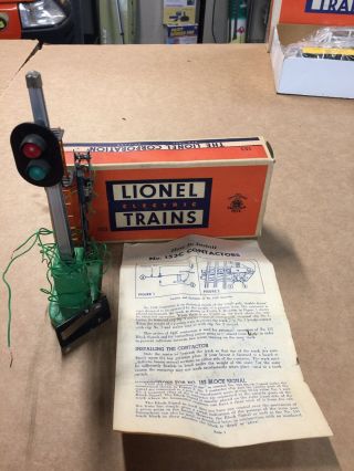 Vintage Lionel O Gauge No.  153 Automatic Block Signal And Control