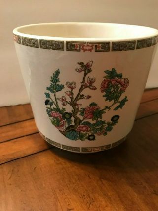 Vintage Rare Wedgwood Indian Tree Flower Pot