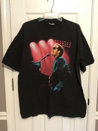 Vtg Billy Joel Heart And Soul 1995 Tour Shirt 2 Side Graphic Xl Vgc