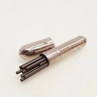 Metal Capsule W Lead For Mechanical Pencil 1.  18mm Vintage
