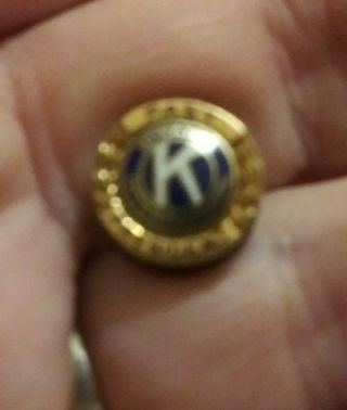 Vintage 14k Gold Kiwanis Club Past President Pin 2