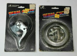 Vintage Team Cycle Bmx Bike Bicycle Brakes Lever Kit Assembly Nos 1980 