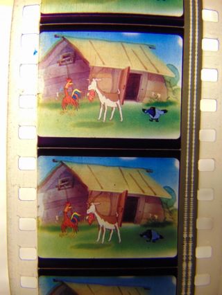 Vintage 35mm Cartoon " Cucumber Horse " Film Color Animation Movie Anime