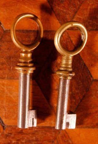 7 ORNATE Antique Vintage French Rustic Chateau Buffet Wardrobe Cabinet Door Keys 7
