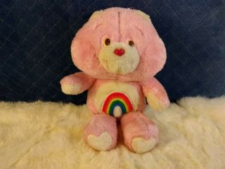 1983 Vintage Kenner 13 " Care Bears Cheer Bear Plush Teddy