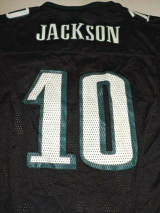 Desean Jackson 10 Philadelphia Eagles Jersey Youth Large Reebok Vintage
