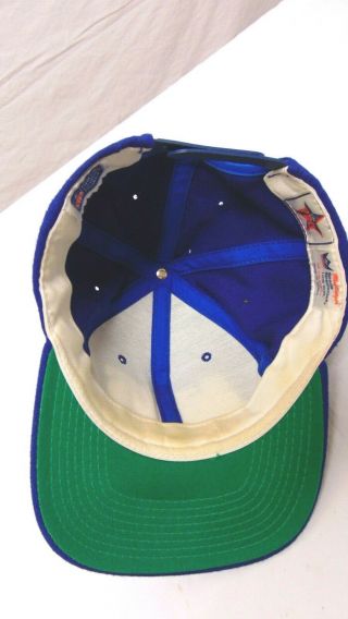 Vintage 90 ' s NY York Giants 100 Wool Blue Snapback Hat Sports Specialties 5