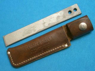 Rare Vintage Schrade Walden Ny Usa Hs - 1 Old Timer Honesteel Knife Sharpener Tool