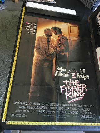 Vintage The Fisher King Robin Williams J Bridges Movie Theater Poster