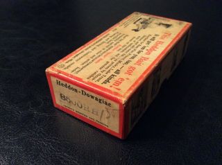 Vintage Heddon Fishing Lure Box (8500 Head - On Basser)