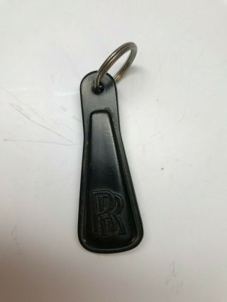 Vintage Rolls Royce Tear Drop Key Ring Fob