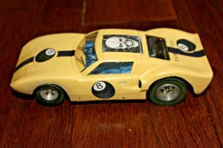 Vintage Slot Car Ford Gt 1/24 Scale Unknown Maker