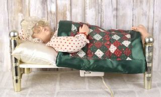 Vintage Telco Motionette Animated Sleeping Snoring Mrs Claus