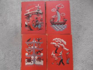 Childcraft Encyclopedia Set Vols 1 - 12 1949 Vintage Collectible Orange Covers 3