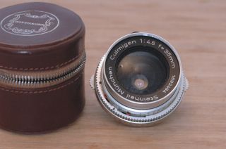 Vintage Steinheil Culmigon 35mm 4.  5 Lens For Voigtlander Bessamatic Ultramatic 3