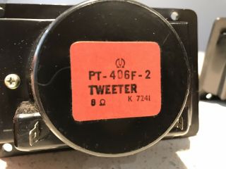 Pioneer PT - 406F - 2 Horn Tweeters from CS - R700 Speakers Vintage 5