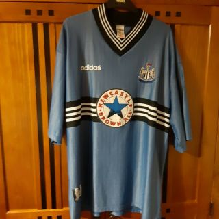 Newcastle United Vintage Away Shirt 1996 - 97 Sized Xxl Great Shirt