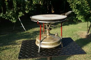 Vintage Optimus No.  45 Brass Camping Stove Made In Sweden,  Lqqk