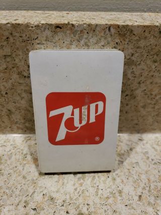 Vintage 7 - Up Playing Card Deck Never Opened Rare Soda