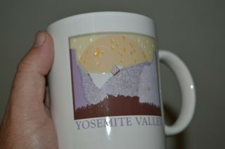 Vintage Yosemite Valley National Park California Coffee Mug Rare