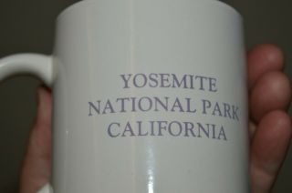 Vintage YOSEMITE Valley National Park California Coffee Mug Rare 2