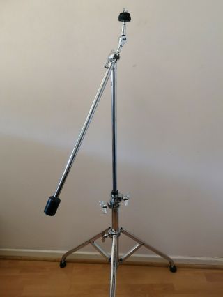 Vintage Premier Trilok Boom Cymbal Stand with Premier Counterweight 80s 6
