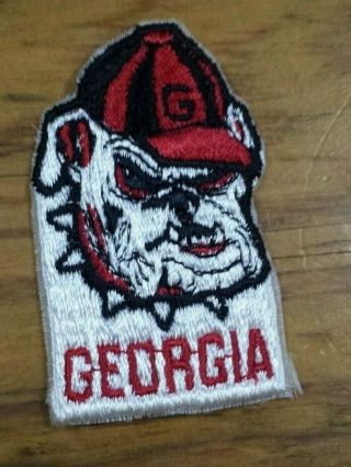 Vintage University Of Georgia Uga Bulldog Patch