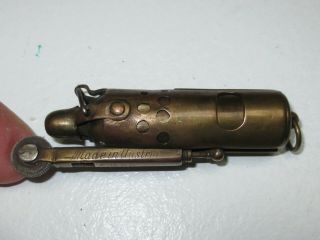Vintage Imco Brass Trench Lighter Hurricane Pat 105107 Austria Lighter