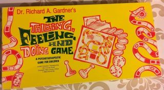 Vintage 1973 The Talking Feeling And Doing Game Child Pyschotherapy Therapy
